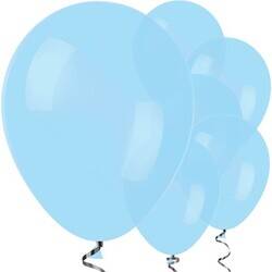 Makaron Balon Mavi 100 Lü Latex Balon Normal Boy - 1