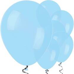 Makaron Bebek Mavi Küçük Boy 100 Lü Latex Balon