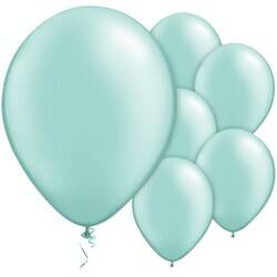 Makaron Mint Yeşili Küçük Boy 10 Lu Latex Balon - 1