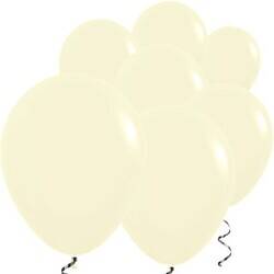 Makaron Sarı Küçük Boy 10 Lu Latex Balon