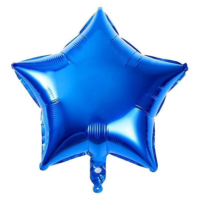 Mavi Yıldız Folyo Balon 1 Adet