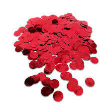 Metalik Konfeti Kırmızı 20 Gr - 1