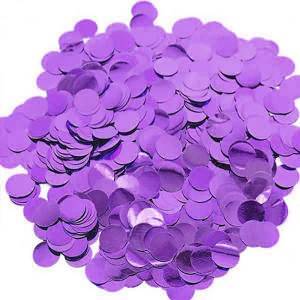 Metalik Konfeti Mor 20 Gr - 1