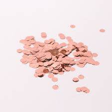 Metalik Latex Balon Konfetisi Rose Gold 20 Gr - 1