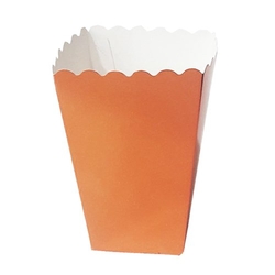 Metalik Rose Gold Popcorn Mısır Kutusu 8 Adet - Parti Sürprizi