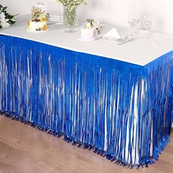 Metalize Mavi Masa Eteği 1 Adet - Parti Sürprizi