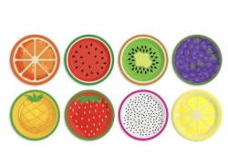 Meyveler Teması Karton Tabak 8 Adet - Parti Sürprizi