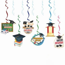Mezuniyet Töreni 6 lı Tavan Süs - Parti Sürprizi