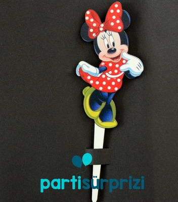 Minnie Mouse Pasta Süsü 1 Adet