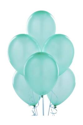 Mint Yeşili Latex Balon 10 Adet - 1
