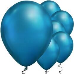 Mirror Krom Mavi 6 Lı Latex Balon - 1