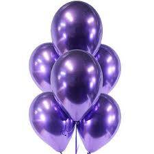 Mirror Krom Mor 50 Li Latex Balon - 1