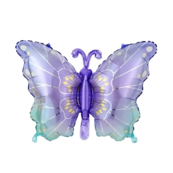 Mor Kelebek Folyo Balon 1 Adet - Parti Sürprizi