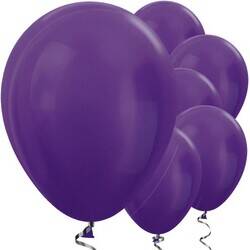 Mor Renk 10 Lu Latex Balon - 1