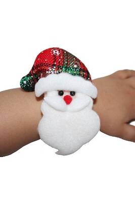 Noel Baba Peluş Katlanır Bileklik 1 Adet - 2