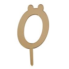 Ö Harf Aynalı Altın Renk Pleksi 7 cm - Parti Sürprizi