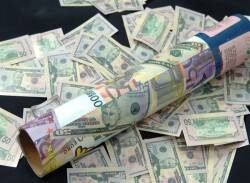 Patlayan Konfeti Dolar 30 Cm - 1