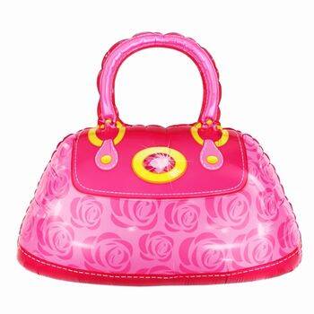 Pembe Çanta Şekilli Folyo Balon 1 Adet - 1
