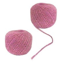 Pembe Hasır Jüt İp 100 gr - Parti Sürprizi