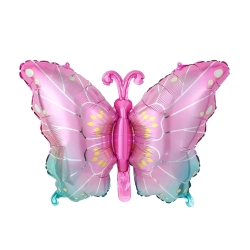 Pembe Kelebek Folyo Balon 1 Adet - Parti Sürprizi