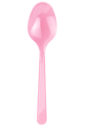 Pembe Plastik Kaşık 10 Lu - Parti Sürprizi