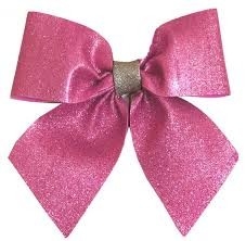 Pembe Simli Fiyonk Dekor Süs 25X25 Cm - Parti Sürprizi