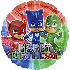 Pj Mask Happy Bırthday Folyo Balon - Parti Sürprizi