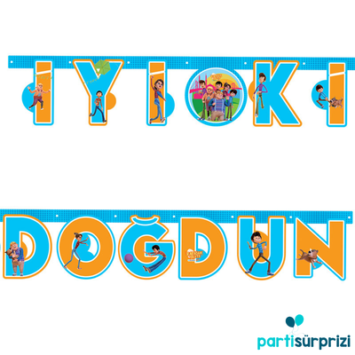 Rafadan Tayfa İyi Ki Doğdun Harf Afiş - 1