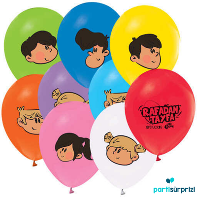 Rafadan Tayfa Latex Balon 6 Adet - 1