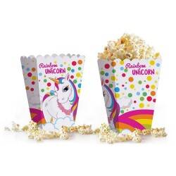 Rainbow Unicorn Popcorn Mısır Kutusu 8 Adet - 1