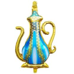 Ramazan Temalı Mavi İbrik Şekilli Folyo Balon 1 Adet - Parti Sürprizi