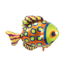 Renkli Balık Folyo Balon 1Adet - Parti Sürprizi