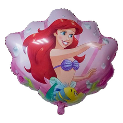 Renkli Deniz Kızı Folyo Balon 1Adet - Parti Sürprizi