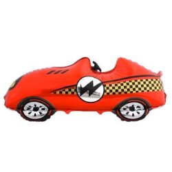 Retro Kırmızı Renk Yarış Arabası Şekilli Folyo Balon 1 Adet - Parti Sürprizi