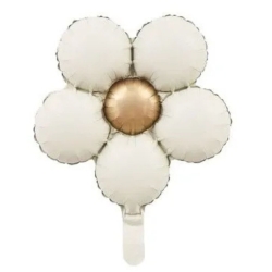 Retro Krem Renk Papatya Folyo Balon 1 Adet - Parti Sürprizi