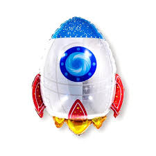 Roket Şekilli Folyo Balon 1 Adet - Parti Sürprizi