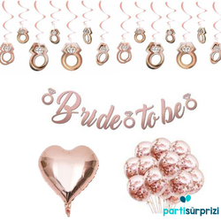 Rose Gold Bride To Be Set - Parti Sürprizi