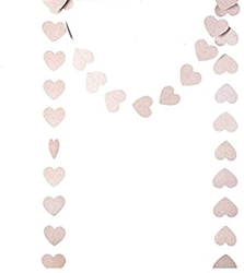 Rose Gold Kalp Sarkıt Süs - Parti Sürprizi