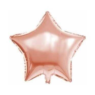 Rose Gold Yıldız Folyo Balon 1 Adet