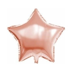 Rose Gold yıldız Folyo Balon 1 Adet - Parti Sürprizi