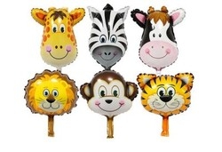 Safari Folyo Balon 6 lı Set - Parti Sürprizi