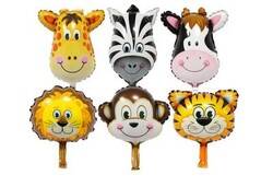 Safari Folyo Balon 6 lı Set - 1