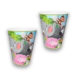 Safari Partisi Bardak 8 Adet - Parti Sürprizi