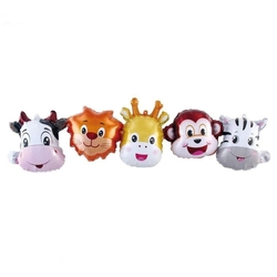 Safari Partisi Folyo Balon 5 li Set - Parti Sürprizi