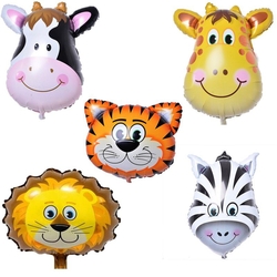 Safari Partisi Folyo Balon Set 5 Adet - Parti Sürprizi