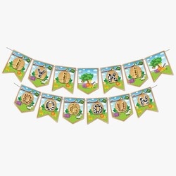 Safari Partisi İyi Ki Doğdun Banner 190 Cm - Parti Sürprizi