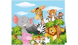 Safari Partisi Masa Örtüsü - Parti Sürprizi