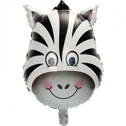 Safari Partisi Zebra Folyo Balon 1 Adet - Parti Sürprizi