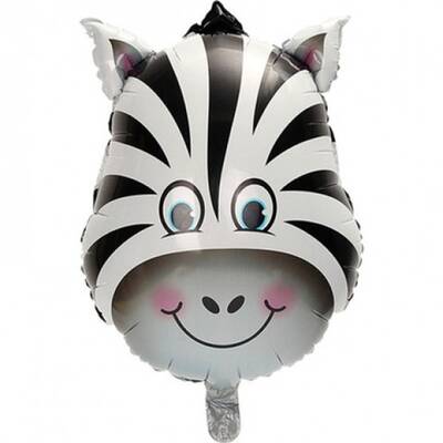 Safari Partisi Zebra Folyo Balon 1 Adet