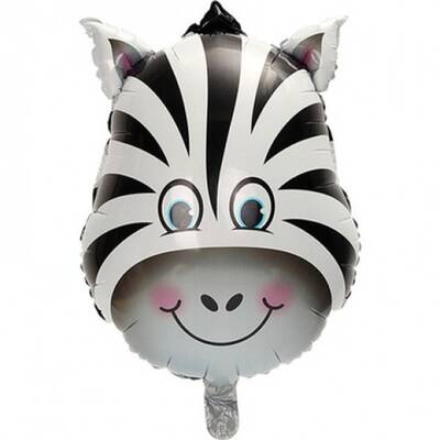 Safari Partisi Zebra Folyo Balon 1 Adet - 1